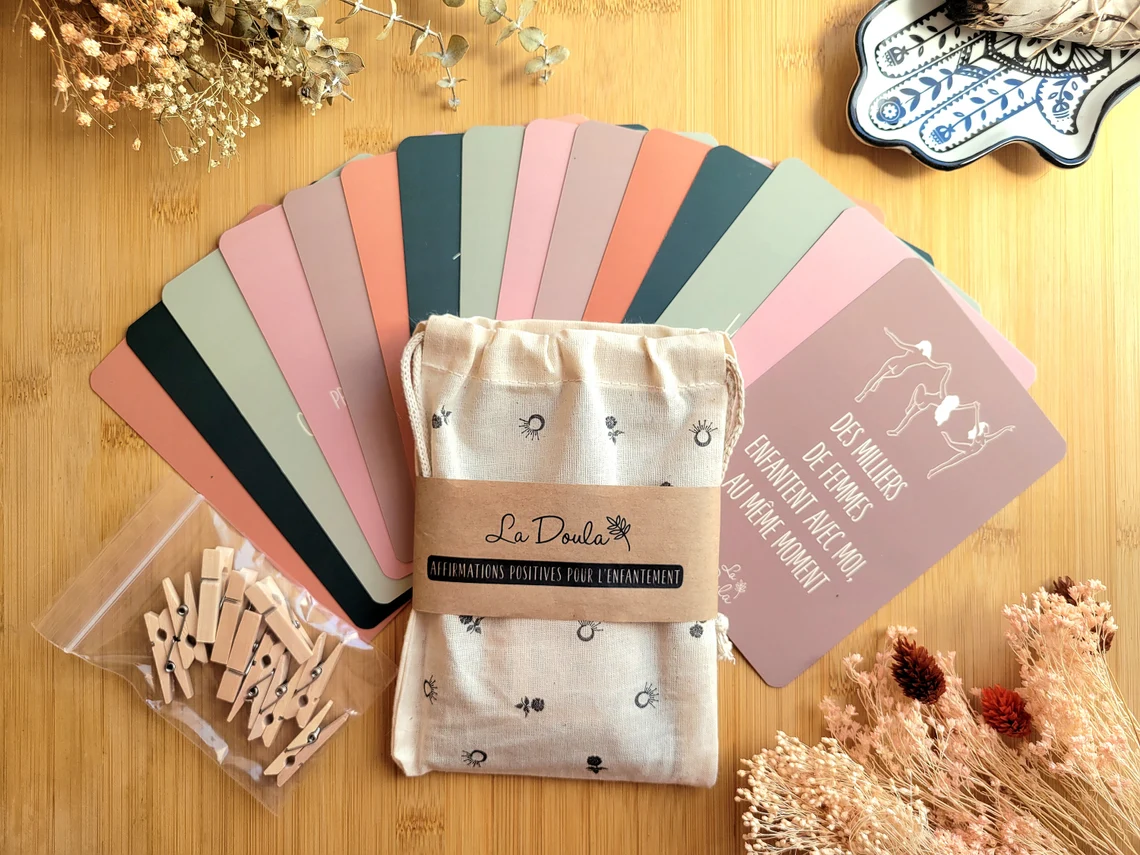 la doula - Carte affirmations posotives